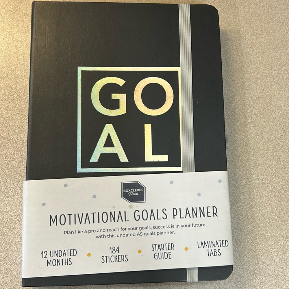 Boxclever Press Goal Planner Luxury Undated Weekly Planner
